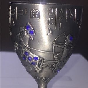 Cup retro wine glass zinc alloy materials